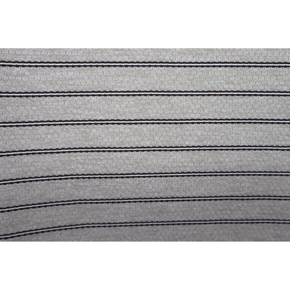 Duluth Trading Co. 3XL Gray Striped Golf Polo Shirt With Zipper Pocket - Picture 7 of 9